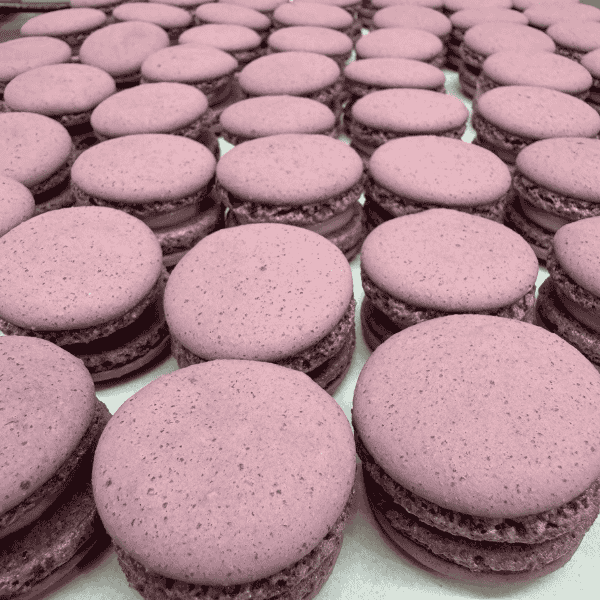 Macarons met logo