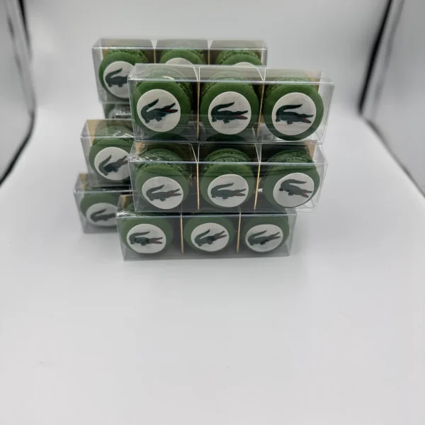 Macarons met logo